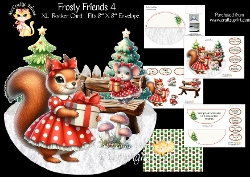 Frosty Friends 4 Rocker Card Mini Kit