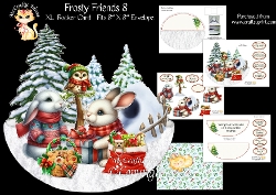 Frosty Friends 8 Rocker Card Mini Kit