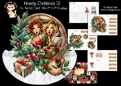 Howdy Christmas 10 Rocker Mini Kit