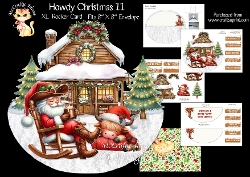 Howdy Christmas 11 Rocker Mini Kit