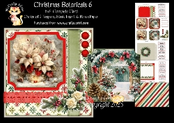 Christmas Botanicals 6 6x6