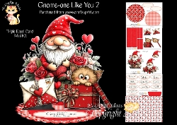 Gnome-one Like You 2 Triple Easel