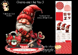 Gnome-one Like You 3 Triple Easel