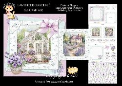 Lavender Garden 5 6x6