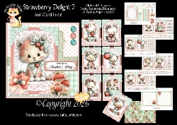 Strawberry Delight 2 6x6