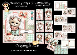 Strawberry Delight 3 6x6