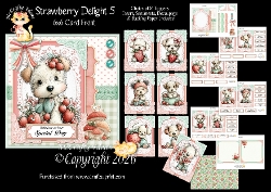 Strawberry Delight 5 6x6