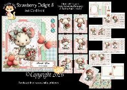 Strawberry Delight 7 6x6