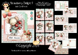 Strawberry Delight 9 6x6