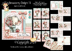 Strawberry Delight 11 6x6