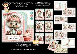Strawberry Delight 12 6x6