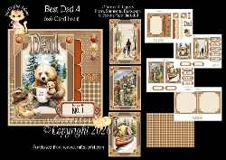 Best Dad 4 6x6