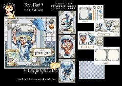 Best Dad 7 6x6