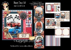 Best Dad 10 6x6
