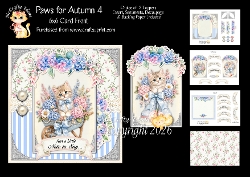 Paws for Autumn 4 6x6