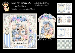Paws for Autumn 5 6x6