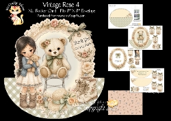 Vintage Rose 4 Rocker