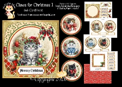 Claws for Christmas 1 6x6
