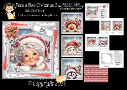 Peek a Boo Christmas 2 6x6