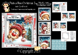Peek a Boo Christmas 3 6x6