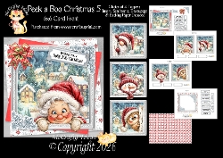 Peek a Boo Christmas 5 6x6