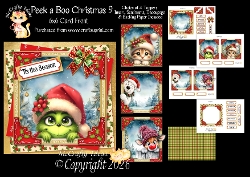 Peek a Boo Christmas 9 6x6