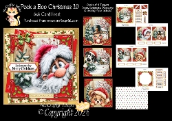 Peek a Boo Christmas 10 6x6