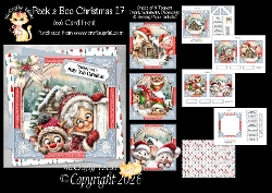 Peek a Boo Christmas 17 6x6
