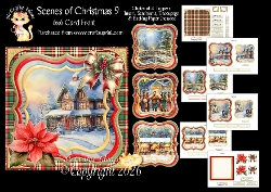 Scenes of Christmas 9 6x6