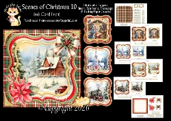 Scenes of Christmas 10 6x6