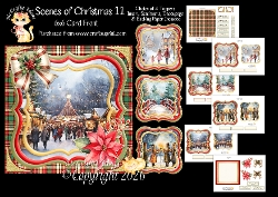 Scenes of Christmas 11 6x6