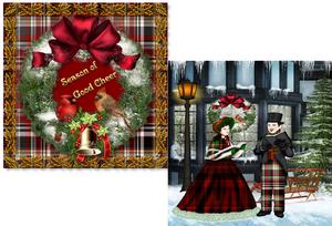 Christmas Carollers Popup Card Kit