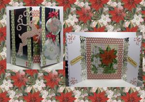 Poinsettia & Christmas Rose Large Pyramage & More Kit