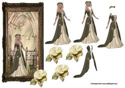 Guinevere Decoupage Sheet