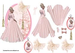 Lady Caroline Decoupage Sheet