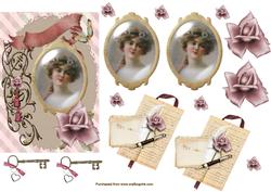Forever Yours Decoupage Sheet 2a