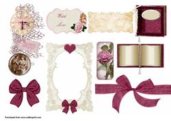Pink Passion Embellishments #pp2b