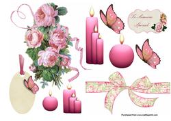 Pink Passion Embellishments #pp2c