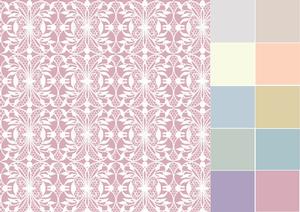 10 Pastel Vintage Lace A4 Papers