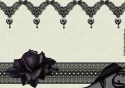 Gothika Rose Background Paper