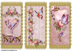 Butterfly Kisses Floral Panel Toppers #3