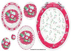 Snow Flowers Pyramage Sheet