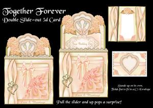 Together Forever Double Slide Out 3D Card