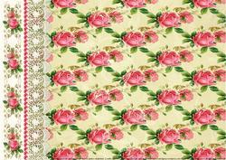 Vintage Rose Backing Paper