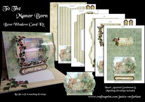 To the Manor Born Bow Window Card Kit
