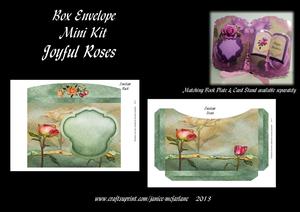 Joyful Roses Box Envelope Mini Kit