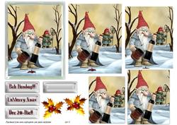 Bah Humbug! Christams Pyramge Sheet