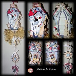 Beside the Sea Hanging Birdhouse/treat Box Decoration