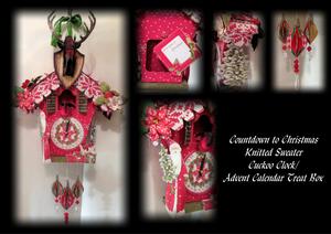Knitted Sweater Cuckoo Clock/advent Calendar Treat Box