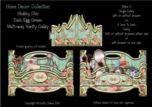 Shabby Chic French Multi-way Vanity Caddy